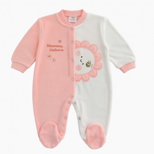 Βρεφικό Ολόσωμο Φορμάκι Βαμβακερό Bodysuit oink smile bee